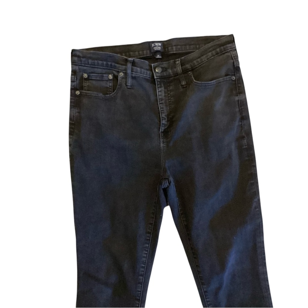 J. Crew High Rise Skinny Black Denim Jeans 32 - Picture 4 of 9